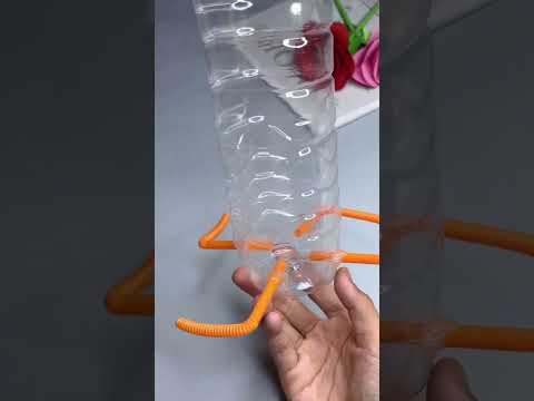 Plastic Bottle Water-Powered Carousel#kindergartenhandicraft #handmadediy #shorts