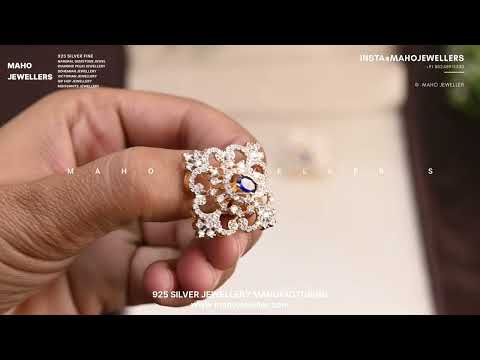 Exclusive 92.5 Silver Premium CZ Diamond Collection | 925 Silver Jewellery manufacturer from jaipur