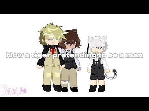 Now a tiger (cow) pretending to be a man! {bsd} [dazai, kunikida and atsushi] (tweening)