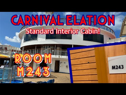 ROOM TOUR: Carnival Elation Standard Interior Stateroom M243