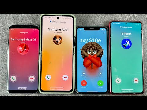 Incoming Call Samsung Galaxy Z Flip 3 + IPhone XR + Samsung Galaxy Note 10 + Samsung Galaxy S8