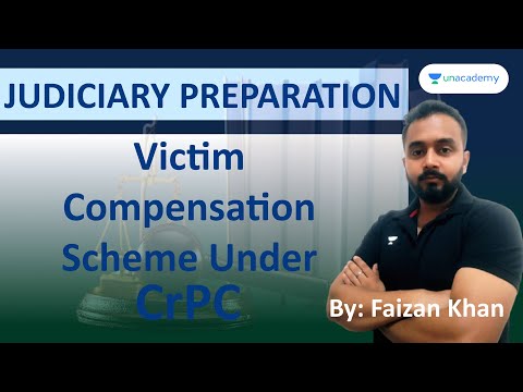 Judiciary Preparation | Victim Compensation Scheme Under CrPC | By Faizan Sir | Unacademy Judiciary