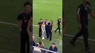 The Beckham family all together Lionel Messi mls debut for Inter Miami fc