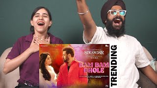 Bam Bam Bhole Reaction | Sikandar | Salman Khan & Rashmika Mandanna | Pritam | Shaan & Dev Negi