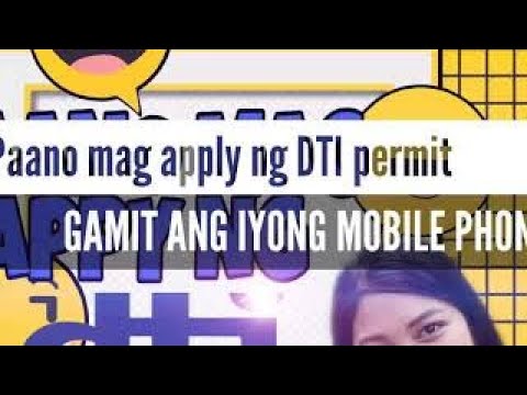 PAANO MAG APPLY NG DTI PERMIT GAMIT ANG IYONG MOBILE PHONE?|STEP BY STEP TUTORIAL