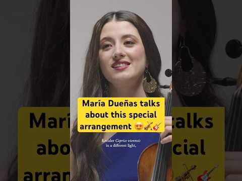 @mariaduenasviolin talks about her new album project! 😍🎻🎸 | #classicalmusic #violin