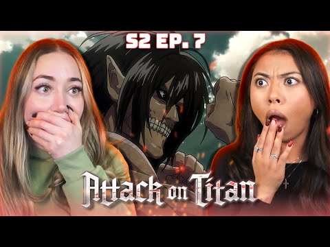 EREN vs REINER!! ATTACK ON TITAN S2 EP 7 REACTION | 進撃の巨人 "Close Combat"