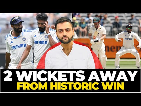 India 2 wickets away from clinching history at PERTH | India vs Australia Day 4 TEA