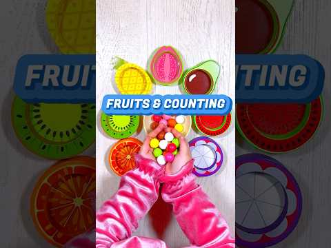 Colors, Fruits & Counting for Toddlers | Educational Activities for Toddlers #shorts