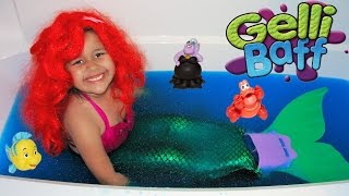 Halloween Costume Disney Princess Ariel Dress Up and Gelli Baff