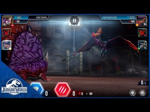 Battle: Level 40 Dimetrodon vs Level 35 Tropeogopterus