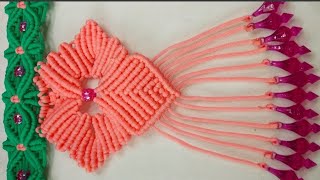 Macrame Toran Full  Tutorial || How to make macrame Toran || Macrame Bandarwar