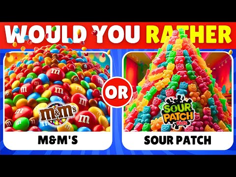 Would You Rather...? Sweet VS Sour JUNK FOOD Edition 🍩🍋