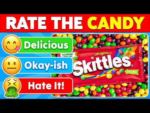 Rate the Candy Challenge | Ultimate Snack & Candy Tier List | Food Quiz