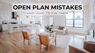 Biggest Open Plan Design Mistakes & Why It May Not Be For You