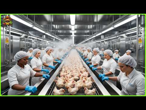 How American Farmers Raise Millions of Free Range Chicken For Eggs and Meat - Chicken Farming