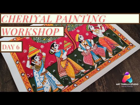 Cheriyal Painting Workshop : Day 6