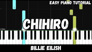 Billie Eilish - Chihiro (Easy Piano Tutorial)