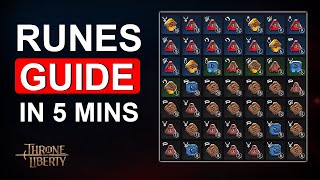 Runes Explained in Under 6 Minutes | Throne and Liberty Runes Guide