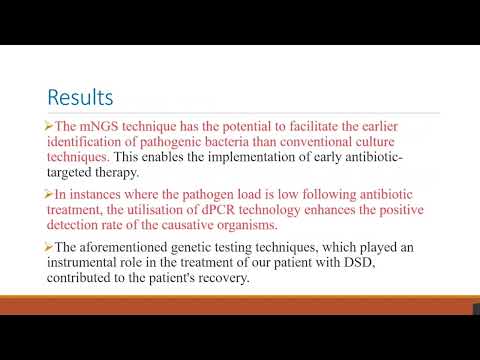 Genetic testing technology in multiple suppurative arthritis – Video abstract [479043]