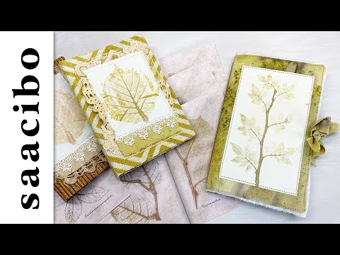 Part 4 - The Easiest Eco Printing Technique Ever - Priming the Prints and Making a Journal Cover