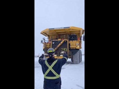 Guiding in one of the Biggest Trucks in the World!