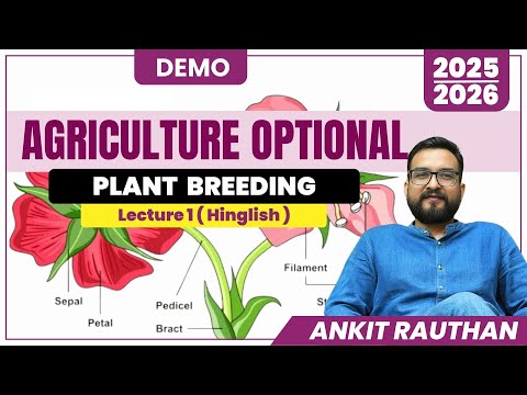 PLANT BREEDING || PAPER-2 || AGRICULTURE OPTIONAL || UPSC || STATE PCS || IFoS || BY ANKIT RAUTHAN |