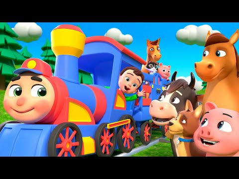 Choo Choo Train Song | Newborn Baby Songs & Nursery Rhymes