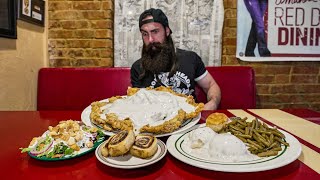 THE BEST FOOD CHALLENGE I'VE EVER ATTEMPTED | KENDALL'S CHICKEN FRY | OKLAHOMA EP.2 | BeardMeatsFood