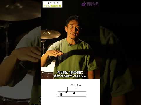 Lesson 3-07 Tossy先生のドラムレッスン「タム編」　 #サウンドハウス #ドラム #レッスン動画