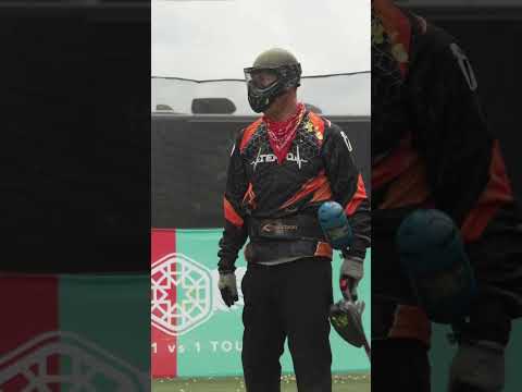 Ace! 🎯 Getting popped off the break 😬 | Paintball 1vs1 | Hormesis Elite Tour #shorts