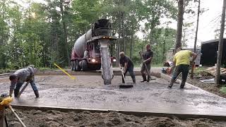 Homeowner Forms 32' X 28' Concrete Slab For Us. Watch What Happens!