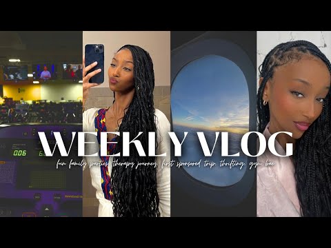 WEEKLY VLOG: FUN FAMILY PARTIES, MY FIRST SPONSORED TRIP, THERAPY JOURNEY, THRIFTING, GYM BAE + MORE