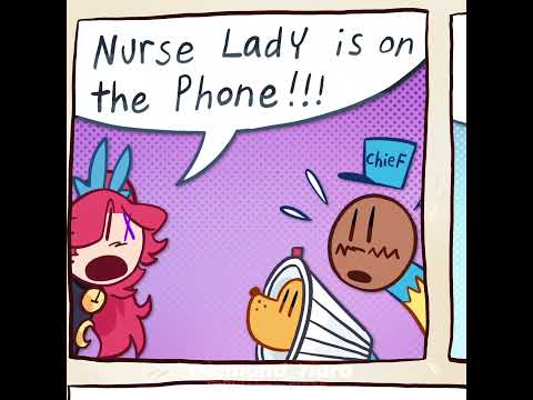 || NURSE LADY X CHIEF || Comic Style #dogman #shorts