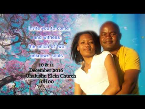 Lydia & Sakaria wedding invite