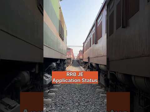 Railway Junior Engineer Application Status✅