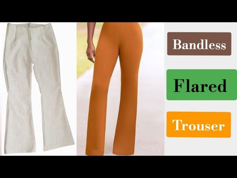 How To Make A Flared Trouser || Pant Tutorial || Bell Bottom Trouser