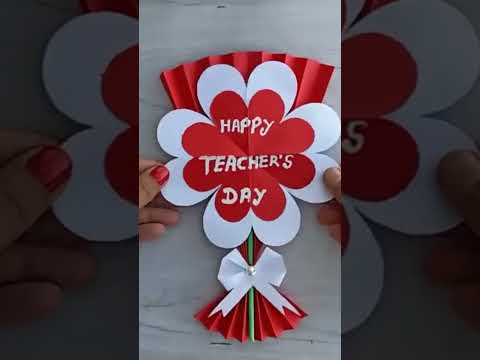 #diy #howtomakecardforteachersday #greetingcardforteachers #handmadeteachersdaycardmakingidea