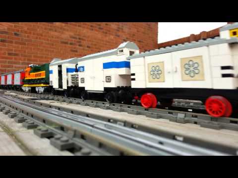 Lego box wagon train