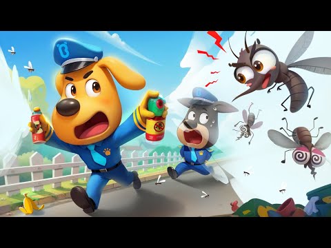 Go Away, Mosquitos | Good Habits | Sheriff Labrador Cartoon | BabyBus TV