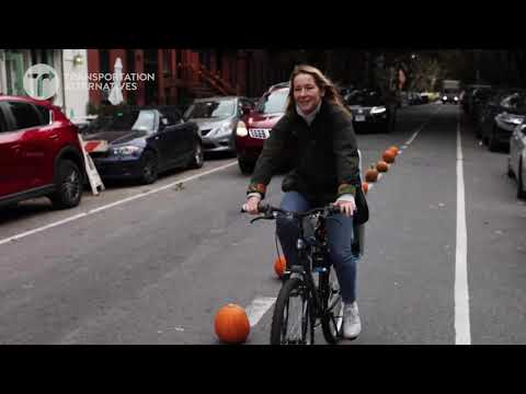 TA's Pumpkin Protected Bike Lane