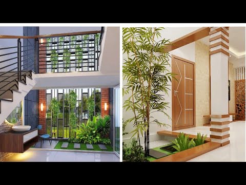 Courtyard House Interior Design | Indoor Garden Home Decor Ideas | Indoor Plants