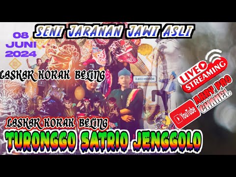 🔴LIVE SIANG INI TURONGGO SATRIO JENGGOLO