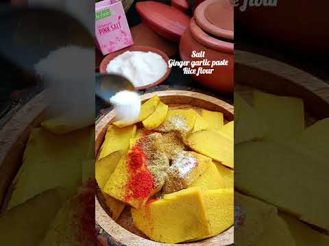 Elephant Foot yam tawa fry #shorts #asmr #viral