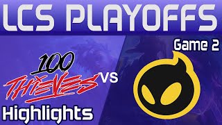 100T vs DIG Highlights Game 2 | LCS Summer Playoffs 2024 | 100 Thieves vs Dignitas by Onivia