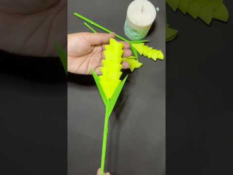 Paper Flower🌹| Kids Craft | Paper Art #papercrafts #paperflowers #flowerart #shorts #viralvideo