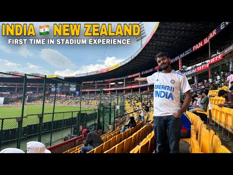 India 🇮🇳Vs New Zealand Test Match | Live*First time in Stadium |M.Chinnaswamy Stadium Bangalore Tour