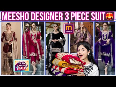 Meesho Cheapest Designer Dress Haul 😍| Affordable & Trendy Suits 💖| Ronak Qureshi