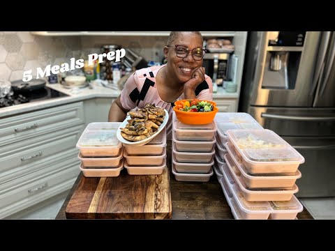 5 Meals Prep!  Let's Prepare Meals For The Week!