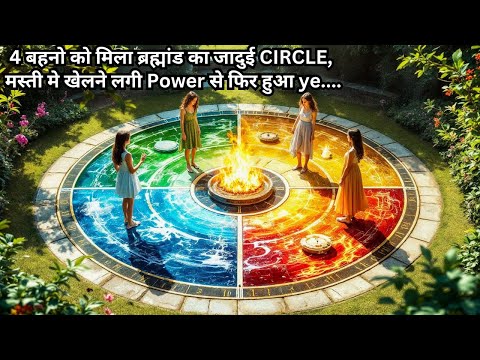 4 Sisters Accídentally Find Mystic Circle & Casually Playing Power💥🤯⁉️⚠️ | Movie Explained in Hindi